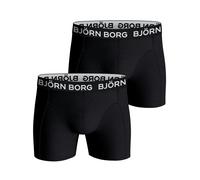 Bjorn Borg 2-Pack Large Logo Boxer Briefs, Black - S