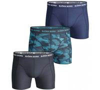 Björn Borg | Bjorn Borg Cotton Stretch Boxer 3P, Boxer Briefs for Men, Multi-Packs Available Sammy, Total Eclipse, S