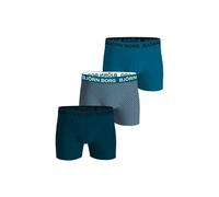 Bjorn Borg 3-Pack Cotton Stretch Boxer Briefs, Blues - X-Large