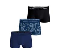 Bjorn Borg 3-Pack Fern Leaf Print Boxer Trunks, Blue/Navy
