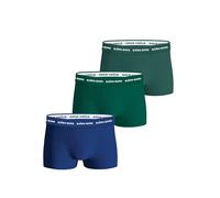 Bjorn Borg 3-Pack Geo Print Contrast Waistband Men's Boxer Trunks, Green/Black