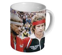 Bjorn Borg and John McEnroe Ceramic Coffee Mug/Cup