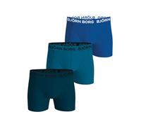 Bjorn Borg Cotton Comfort Stretch Boxer 3 Pack Small (Blue)