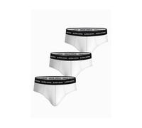 Bjorn Borg Cotton Stretch Briefs - 3 Pack- White, Men's Underwear