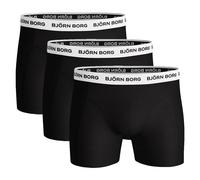 Bjorn Borg Mens 3 Pack Boxers Contrast Elastic Waistband Essential Trunks