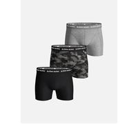 Bjorn Borg Men's 3 Pack Shadeline Shorts, Black / Camo Print / Grey