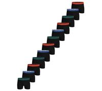 Bjorn Borg Men's Cotton Stretch Boxers 12-pack, Black Multi Coloured Waistbands