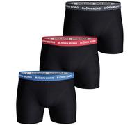 Bjorn Borg Mens Noos Contrast Solids 3 Pack Stretch Boxers