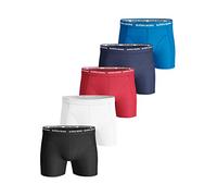 Björn Borg Solid Sammy Boxer Shorts 5 Pack Men - Black, White, Size L