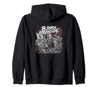 Bjorn Ironside Norse Viking Warrior Legend Zip Hoodie
