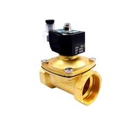 BJPCTUSF 24vdc 12v 110v 36v 220v Electric Solenoid Valve Water 1/2inch 3/4inch 1inch 1-1/4inch 1-1/2inch 2inch Normally Closed(NPT-120VAC,1-1/4 inch)