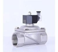 BJPCTUSF 2inch NPT Solenoid Water Valve 12v 2Way Normally Closed Stainless Steel Valve 1Pcs(24vdc,BSP)