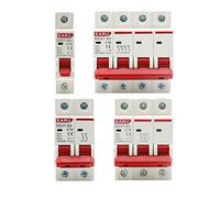 BJPCTUSF DZ47 1-4P 3A-63A 400V C Type Mini Circuit Breaker MCB Short Overload Protector 35mm Din Rail Mount Breaking Capacity 6KA(32A,4P)