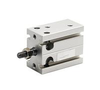 BJPCTUSF MD20/25/32 Pneumatic Cylinder Multi-Position Fixed *5X10SX15SX25X30SX40X50SX60-S Aluminum Alloy Air Pneumatic Cylinder Stroke 5mm(MD25(Bore 25mm),Stroke 20mm)