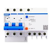 BJPCTUSF NXBLE-63 3P+N 6A 10A 16A 20A 25A 32A 40A 50A 63A Small Earth Leakage Circuit Breakers with Protection RCBO(25v)