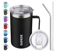 BJPKPK 25oz Insulated Coffee Mug with Handle, Stainless Steel Travel Mug