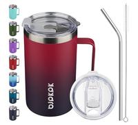 BJPKPK 25oz Insulated Coffee Mug with Handle, Stainless Steel Travel Mug