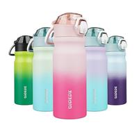 BJPKPK 530 ml Water Bottle with Straw & Handle, Insulated Stainless Flask