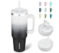 BJPKPK Insulated Tumblers with Handle and Straw 40 oz Stainless Steel Tumbler Cups with Lid,Day and Night