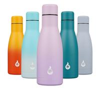 BJPKPK Insulated Water Bottle 12oz Small Stainless Steel Cup Water Bottles Reusable Metal Thermos Keep Cold and Hot,Dreamy Purple