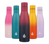 BJPKPK Insulated Water Bottle 17oz Stainless Steel Water Cup Diashwasher Safe Reusable Metal Thermos Keep Cold and Hot,Charming Black Red