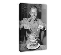 BJQUITGF Frank Sinatra Kitchen Vintage Photography Canvas Poster Bedroom Decor Landscape Office Room Decor Gift 24x36inch(60x90cm)
