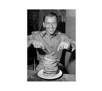 BJQUITGF Frank Sinatra Kitchen Vintage Photography Canvas Poster Wall Art Decor Print Picture Paintings for Living Room Bedroom Decoration 16x24inch(40x60cm)