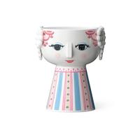 Bjørn Wiinblad Eva Candle Holder, Pink, Height: 3.7 cm