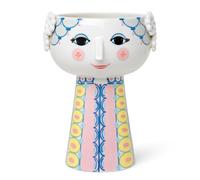 Zaubert ein Lächeln ins Gesicht: Vase Eva pink 23 cm von Bjorn Wiinblad Mit ihren edlen pinken Verzierungen und dem ausgefallenen Retrocharme ist die Eva Vase perfekt für große Blumensträuße geeignet.