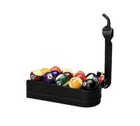 BJRWYY Billiards Training Rack pro,Pool Skills Trainer & Ball Launcher,Accuracy Practice Aid for Snooker & Nine Ball,Practice Equipment for Billiards Lovers (Black)