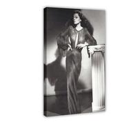 BJZKBNV Diana Ross Poster Wall Art Canvas Cover Vintage Aesthetic Canvas Poster Wall Art Decor Print Picture Paintings for Living Room Bedroom Decoration 16x24inch(40x60cm)