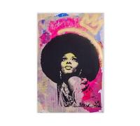 BJZKBNV Diana Ross Poster Wall Art Canvas Cover Vintage Aesthetic Canvas Poster Wall Art Decor Print Picture Paintings for Living Room Bedroom Decoration 16x24inch(40x60cm)
