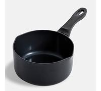 BK Vivid Saucepan with Lid with PFAS-Free Ceramic Non-Stick Coating, 16cm/1.6L, Stay-Cool Handle, Dishwasher Safe, Oven Safe, Black
