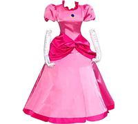 bkaishb Cosplay Costume for Super Mario Bros Peach