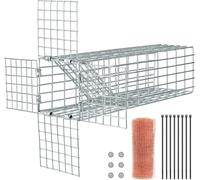 Bkaleme One Way Door Excluder for Squirrels and Squirrels, Installation Kit Included, for Outdoor Spaces like Attics and Fireplaces