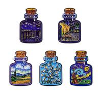 BKBKAAK 2/4/5/20pcs Funny Enamel Pins Bulk - Aesthetic Hard Enamel Lapel Pins Set, Art Brooches for Backpacks, Jackets, Hats, Bags, Lanyards, Cute Animal Pins for Adults, Kids, Women, Men, Alloy Steel