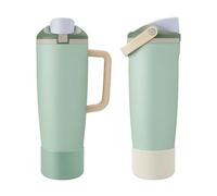 BKBY 2PCS Silicone Boot Compatible with Owala 30oz & 40oz FreeSip Sway Bottles & Tumblers, Protective Anti-Slip Bottom Cover Sleeve for Freesip Sway Tumbler (Peachy Keen)