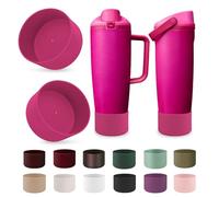 BKBY 2PCS Silicone Boot Compatible with Owala 30oz & 40oz FreeSip Sway Bottles & Tumblers, Protective Anti-Slip Bottom Cover Sleeve for Freesip Sway Tumbler (Off Road)