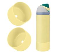 BKBY 2PCS Silicone Water Bottle Boot, Compatible with Owala 24oz 32oz 40oz, Protective Anti-Scratch & Anti-Dent No Noise Sleeve Cover for FreeSip/Twist/Flip Water Bottles (Sunny Daze, 24oz)