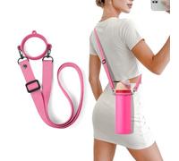 BKBY Water Bottle Strap Compatible with Owala Freesip Sway 30oz 40oz & Owala Freesip 24oz 32oz 40oz Water Bottle, Adjustable Braided Bottle Handle