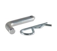 BKDK CURT 21400 Trailer Hitch Pin & Clip, 1/2-Inch Diameter, Fits 1-1/4-Inch Receiver, Clear ZINC