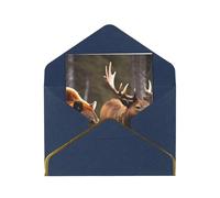 BKDODKS - Blank Greeting Cards with Envelopes, Pearl Paper, Hunting and Wildlife - All Occasions - 4.5" x 6"