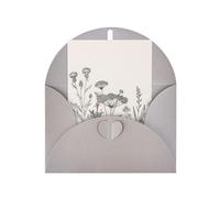 BKDODKS Botanical Herbs Floral Print Christmas Greeting Cards Set 10 x 15 cm Blank Greeting Cards for All Occasions