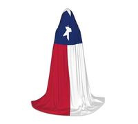 BKDODKS Flag Of Texas Print Halloween Hooded Cape Unisex Cloaks For Cosplay, Gothic, Renaissance And More