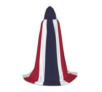 BKDODKS Thailand Flag Print Halloween Hooded Cape Unisex Cloaks For Cosplay, Gothic, Renaissance And More
