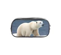Bkdogkt Clear Pencil Case with Polar Bear Print