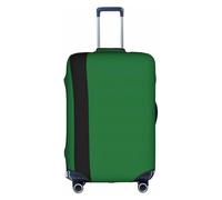 Bkdogkt Flag of the Sultanate of Delhi Print Protective Suitcase Cover Washable Travel Luggage Protector with Concealed Zipper, White, Medium