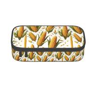 Bkdogkt Happy Thanksgiving Day Print 8.3 x 2 x 3.7 In Large Capacity Pencil Case Functional Storage for Office Travel