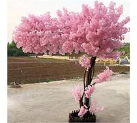 BKEKM Artificial Trees 150cm Artificial Cherry Blossom Flowers Trees Realistic Faux Tree Large Artificial Plant For Wedding Party Simulation Tree fine Decor