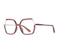 BKEKM Glasses frame Anti-blue Light Eyewear Frames Titanium Plastic Eyeglass Frames Optical Glasses Frames Creative Half-frame Eyeglasses Lightweight
